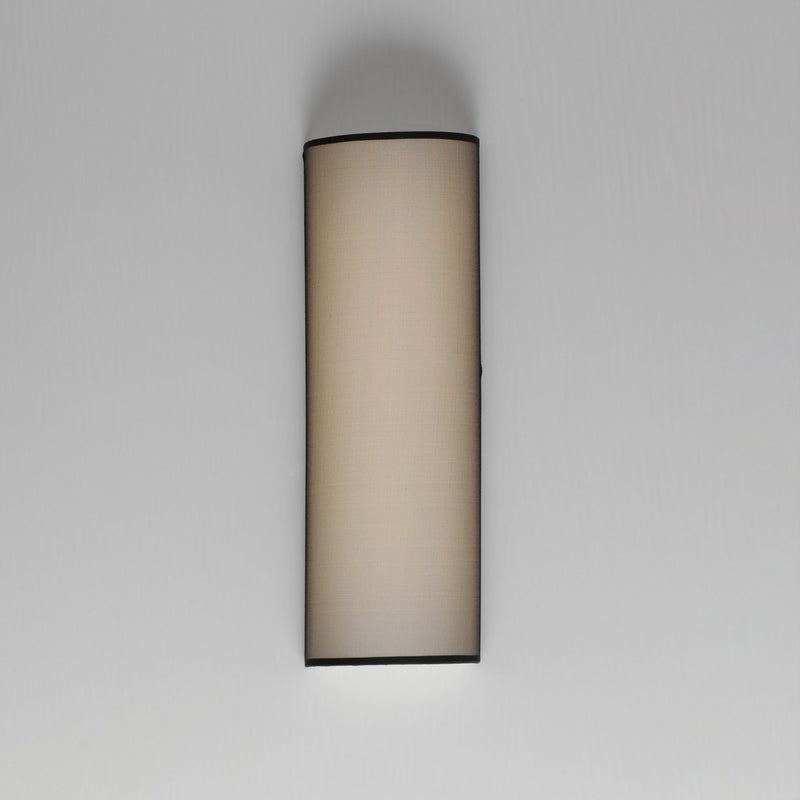 Prime 18" Tall LED Wall Sconce in Black Organza