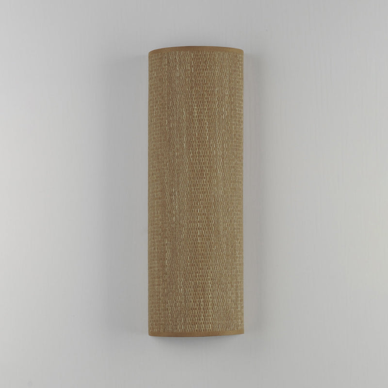 Prime 18" Tall LED Wall Sconce in Grass Cloth
