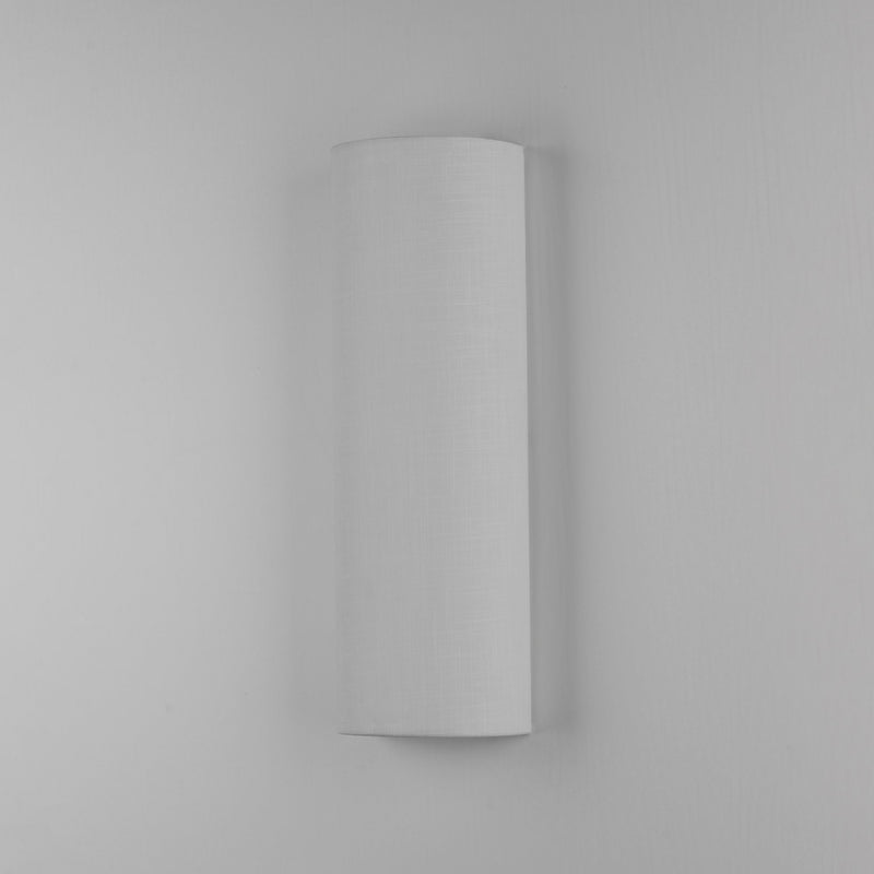 Prime 18" Tall LED Wall Sconce in White Linen