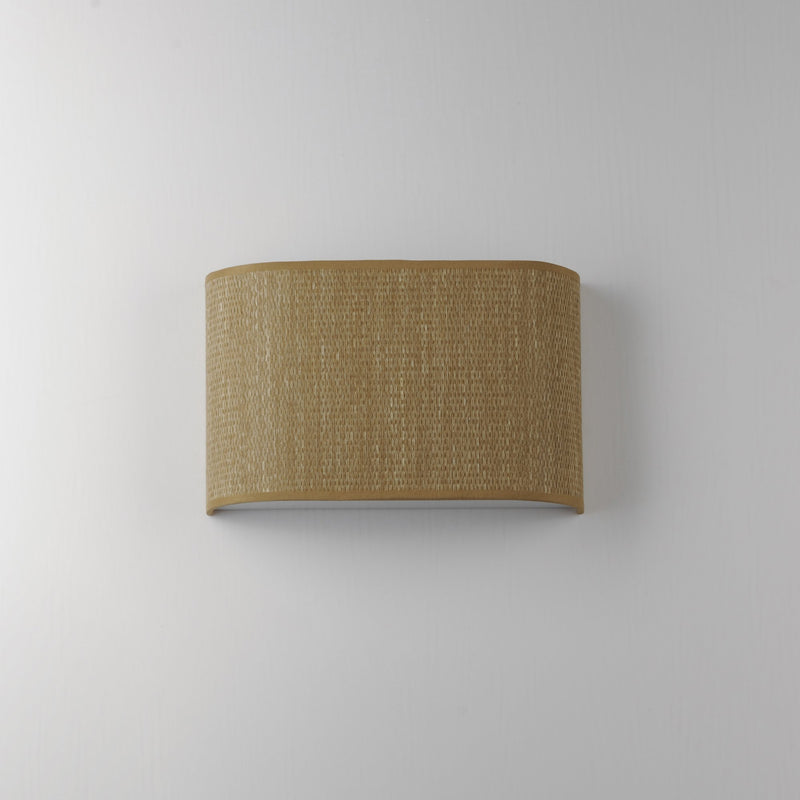 Prime 13" Wide LED Wall Sconce in Grass Cloth