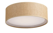 Prime 16" LED Flush Mount (120-277 Volt) in Grass Cloth