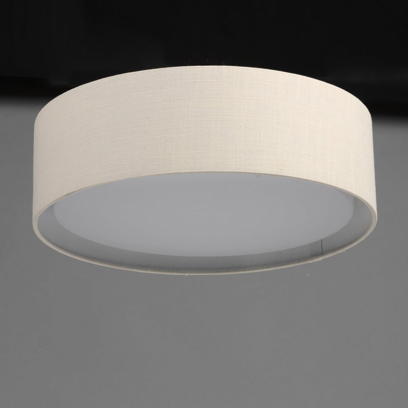 Prime 20" LED Flush Mount (120-277 Volt) in Oatmeal