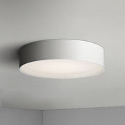 Prime 25" LED Flush Mount (120-277 Volt) in White Weave