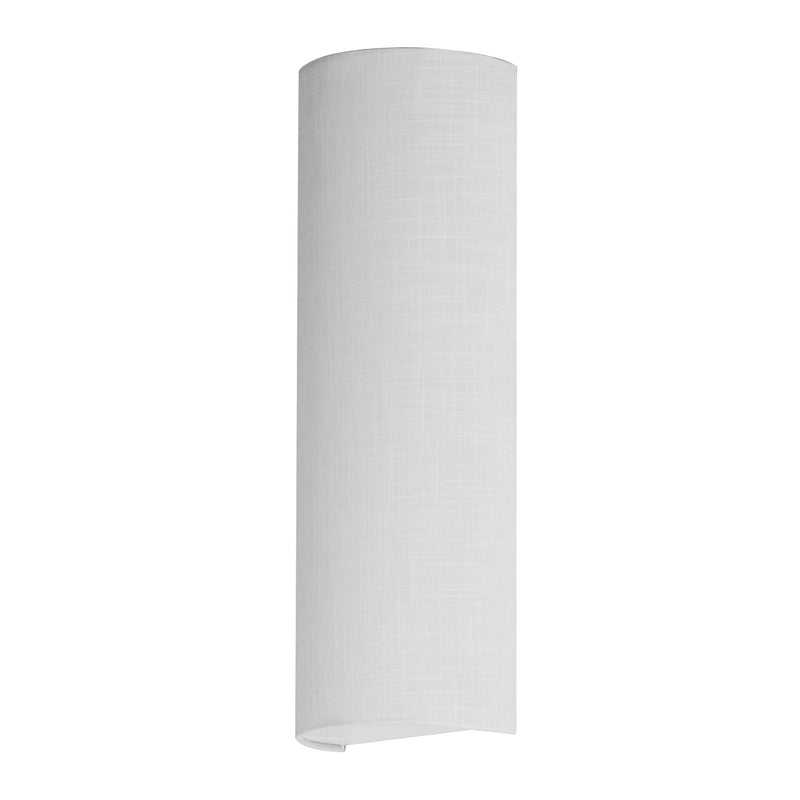 Prime 18" Tall 5CCT LED Wall Sconce (120-277 Volt) in White Linen