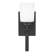 Kemal Bath Sconce in Midnight Black