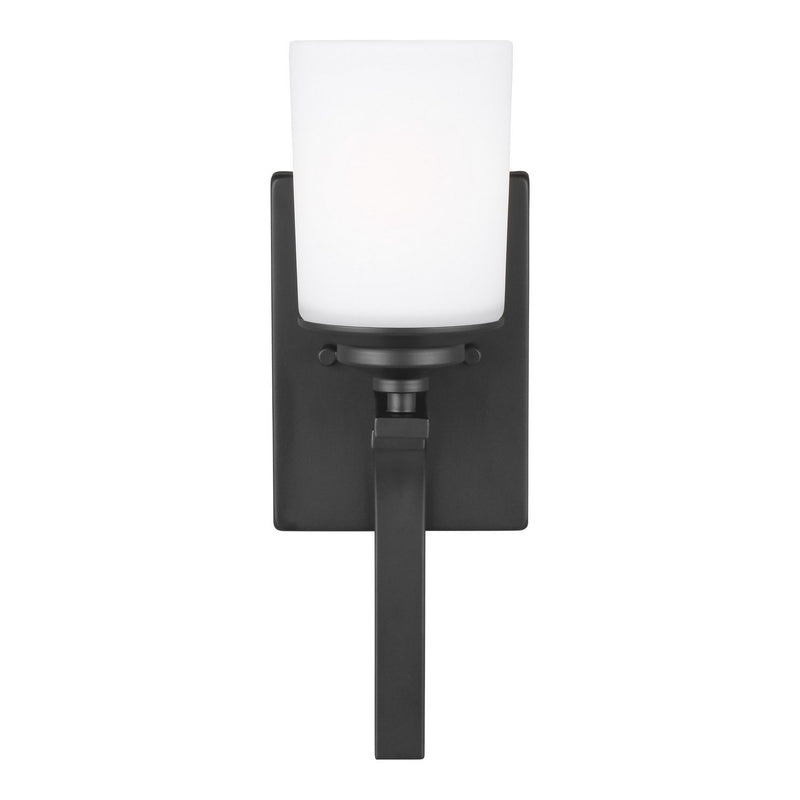 Kemal Bath Sconce in Midnight Black