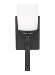 Kemal Bath Sconce in Midnight Black