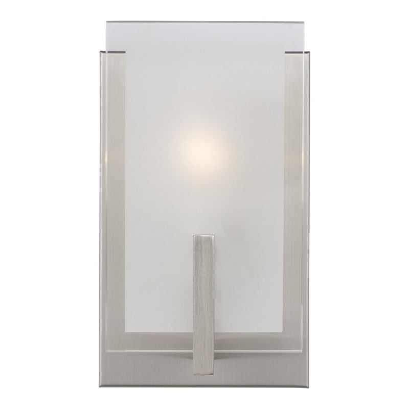 Syll Bath Sconce in Brushed Nickel