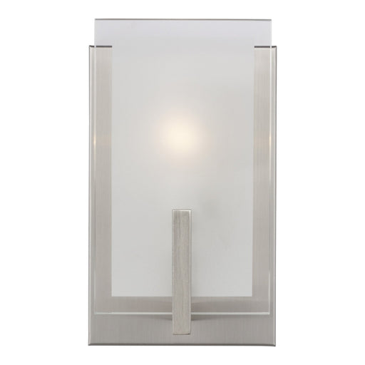 Syll Bath Sconce in Brushed Nickel