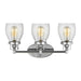 Belton Three Light Wall / Bath in Chrome