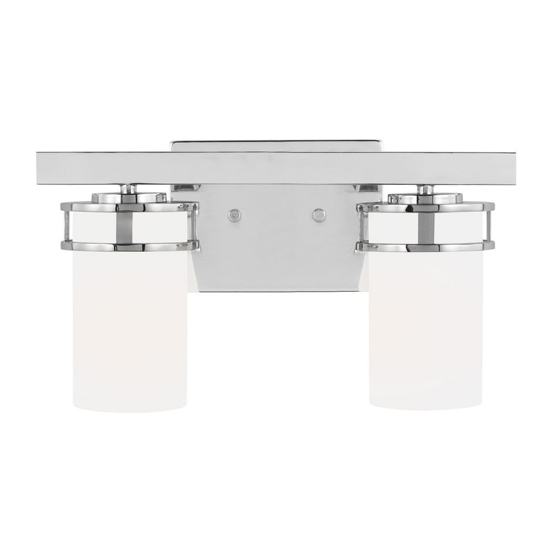 Robie 2-Light Bath Vanity Light in Chrome