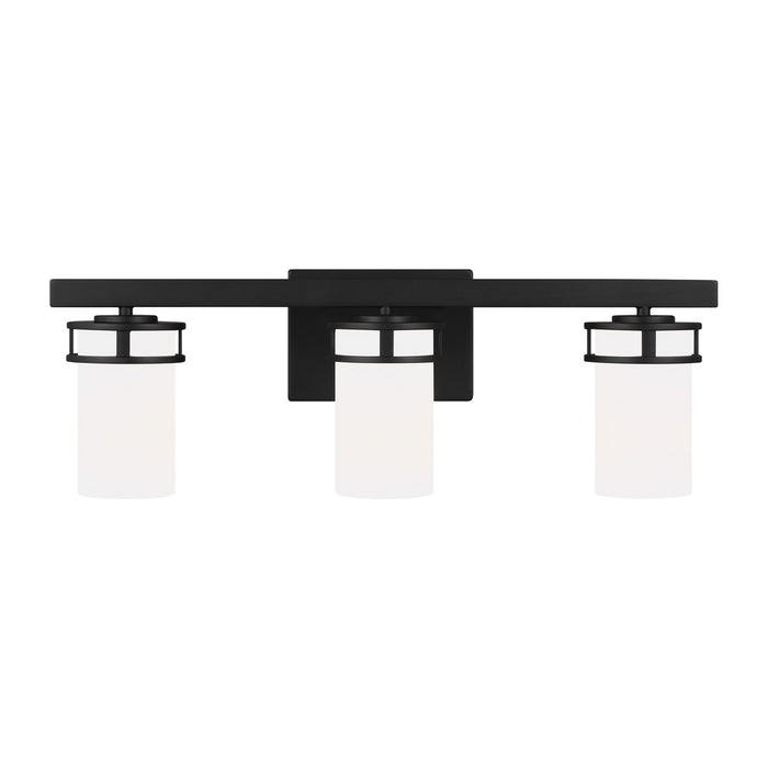 Robie Three Light Wall / Bath in Midnight Black