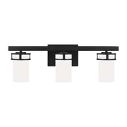 Robie 3-Light Bath Vanity Light in Midnight Black