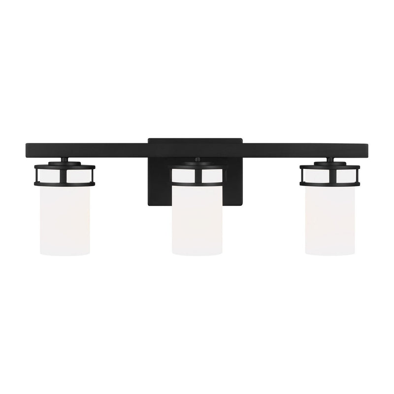 Robie 3-Light Bath Vanity Light in Midnight Black