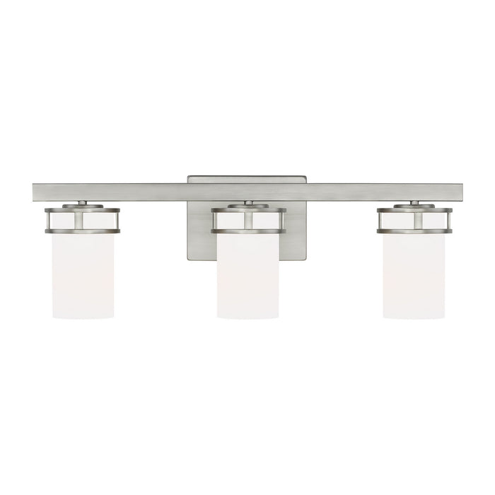 Robie Three Light Wall / Bath in Brushed Nickel
