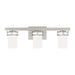 Robie Three Light Wall / Bath in Brushed Nickel