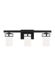 Robie 3-Light Bath Vanity Light in Midnight Black