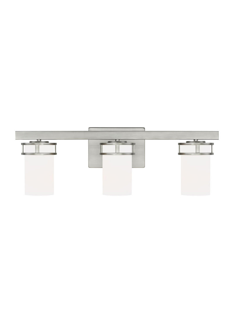 Robie Three Light Wall / Bath in Brushed Nickel