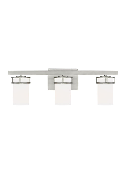 Robie Three Light Wall / Bath in Brushed Nickel