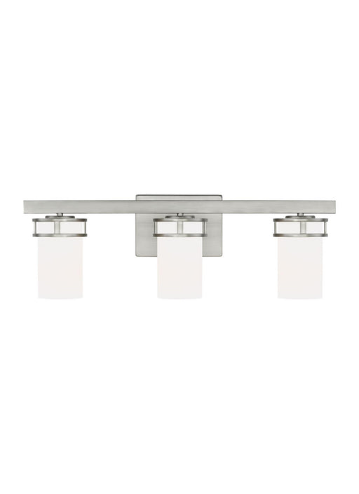 Robie Three Light Wall / Bath in Brushed Nickel