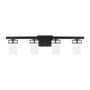 Robie 4-Light Bath Vanity Light in Midnight Black