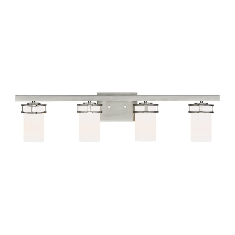 Robie 4-Light Bath Vanity Light in Brushed Nickel