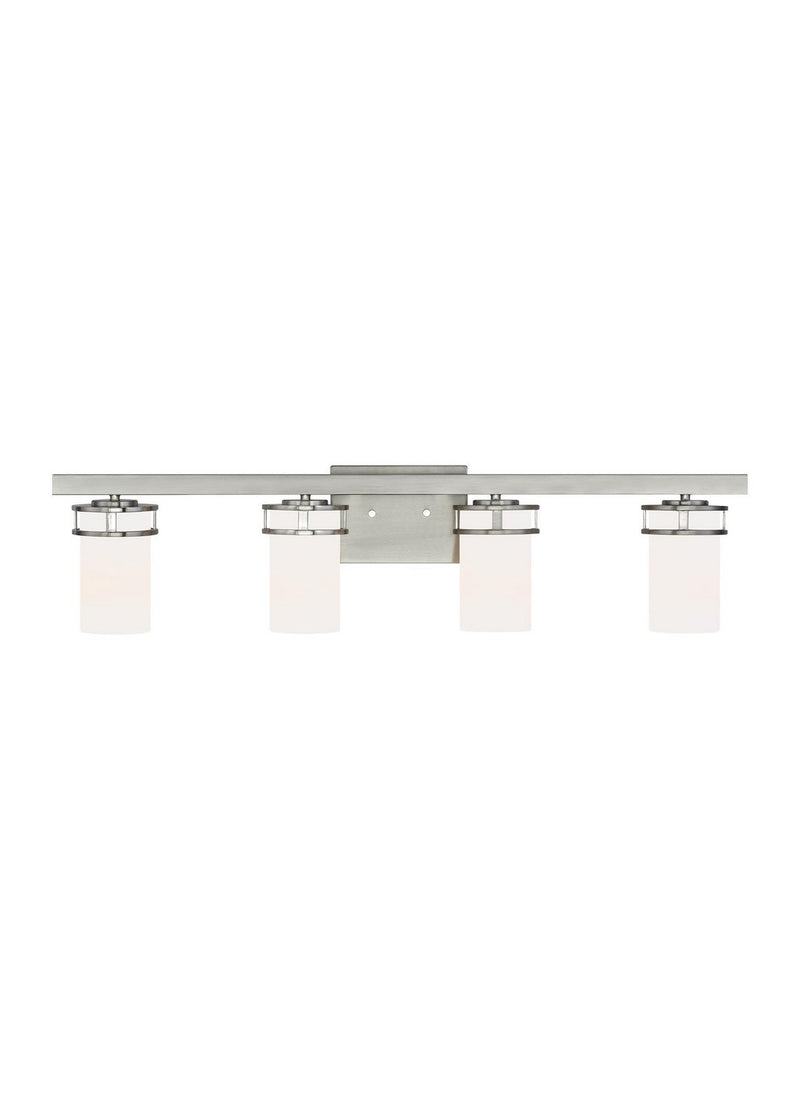 Robie 4-Light Bath Vanity Light in Brushed Nickel
