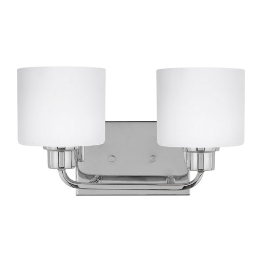 Canfield Two Light Wall / Bath in Chrome