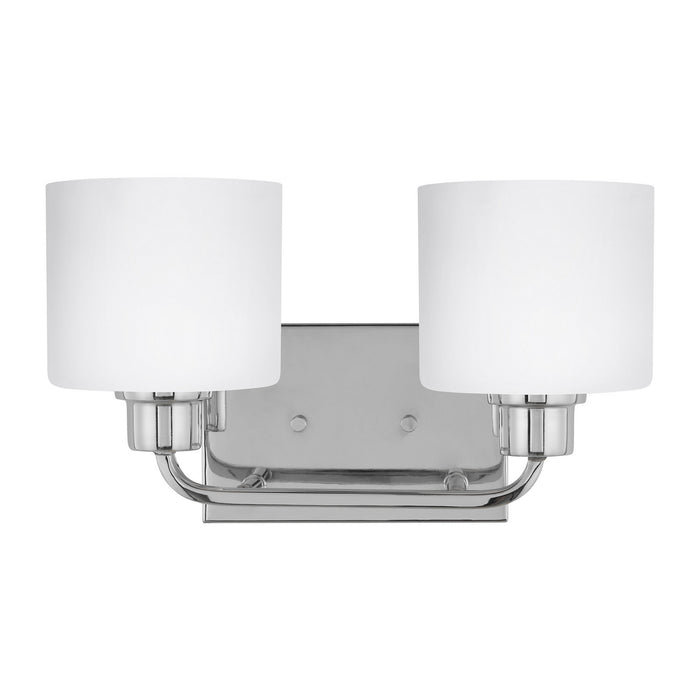 Canfield Two Light Wall / Bath in Chrome