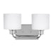 Canfield Two Light Wall / Bath in Chrome