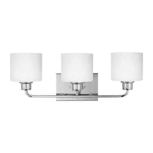 Canfield Three Light Wall / Bath in Chrome