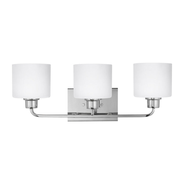 Canfield Three Light Wall / Bath in Chrome