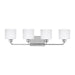 Canfield Four Light Wall / Bath in Chrome
