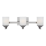 Kemal 3-Light Bath Vanity Light in Brushed Nickel