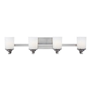 Kemal 4-Light Bath Vanity Light in Brushed Nickel