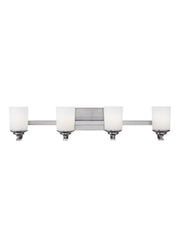 Kemal 4-Light Bath Vanity Light in Brushed Nickel