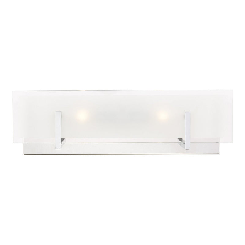 Syll 2-Light Bath Vanity Light in Chrome