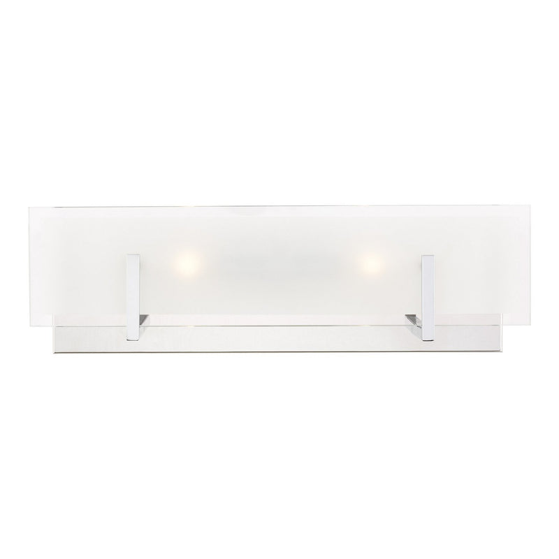 Syll 2-Light Bath Vanity Light in Chrome