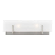 Syll 2-Light Bath Vanity Light in Brushed Nickel