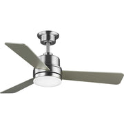 Trevina II 44" Ceiling Fan with Light in Brushed Nickel