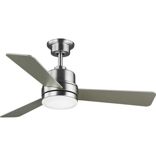 Trevina II 44" Ceiling Fan with Light in Brushed Nickel