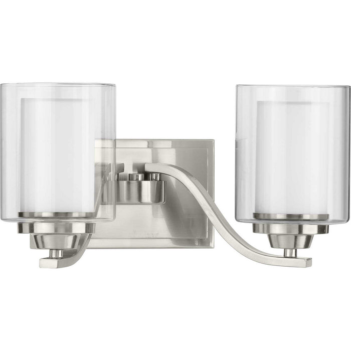 Kene Two Light Bath in Brushed Nickel