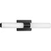Blanco Led LED Linear Bath in Black