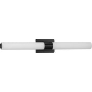 Blanco Led LED Linear Bath in Black