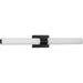 Blanco Led LED Linear Bath in Black