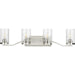 Lassiter Four Light Bath in Brushed Nickel