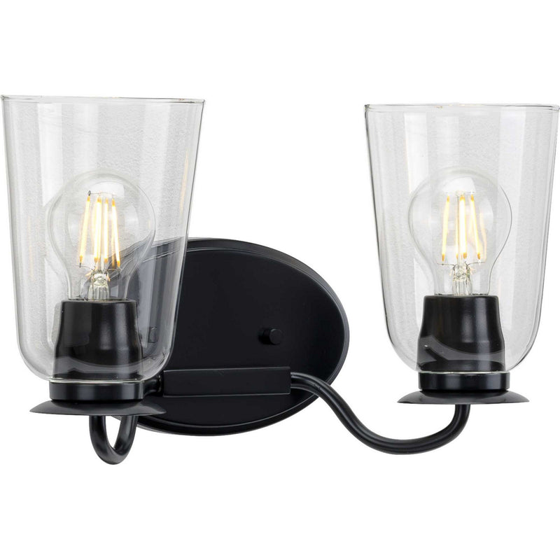 Durrell Collection Black 2-Light Bath Sconce
