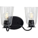 Durrell Collection Black 2-Light Bath Sconce