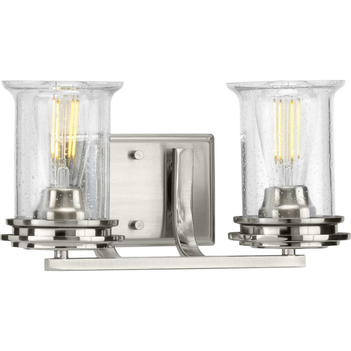 Winslett Two Light Bath in Brushed Nickel