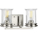 Winslett Two Light Bath in Brushed Nickel